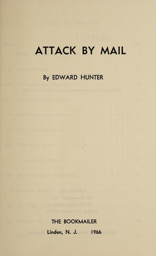 Cover for Attack by mail.