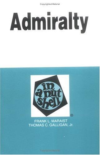 Cover for Admiralty in a Nutshell (In a Nutshell (West Publishing))