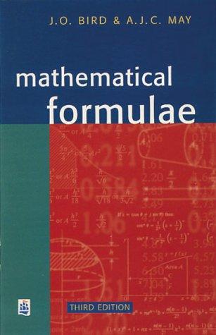 Cover for Mathematical Formulae