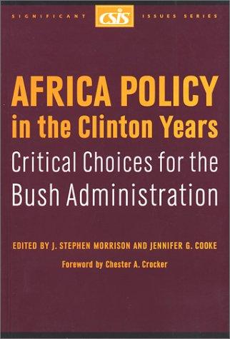 Cover for Africa Policy in the Clinton Years