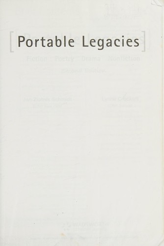 Cover for Portable Legacies