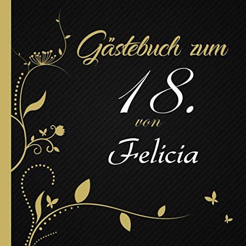 Cover for Gästebuch Zum 18. Von Felicia