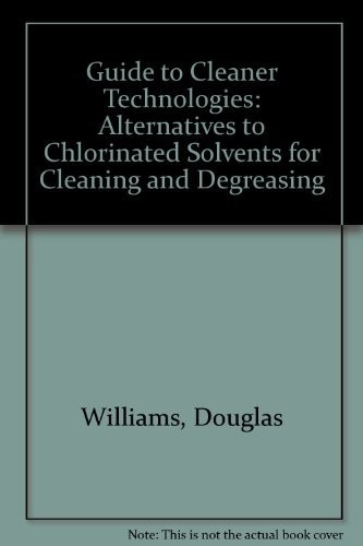 Cover for Guide to Cleaner Technologies