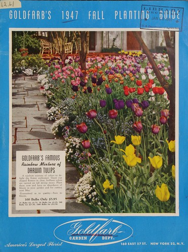 Cover for Goldfarb's 1947 fall planting guide