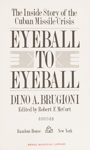 Cover for Eyeball to eyeball