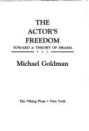 Cover for The actor's freedom