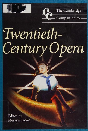 Cover for The Cambridge companion to twentieth-century opera