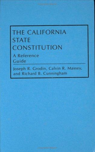 Cover for The California state constitution