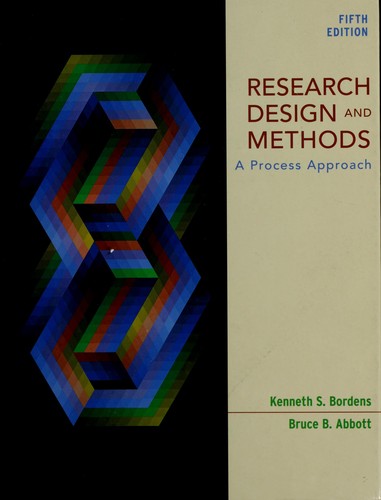 Cover for Research design and methods