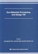 Cover for Eco-materials processing and design VIII