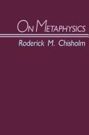 Cover for On metaphysics