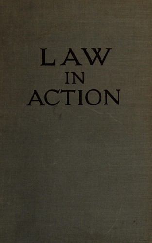 Cover for Law in action