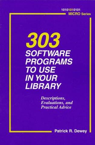 Cover for 303 software programs to use in your library