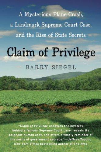 Cover for Claim of Privilege