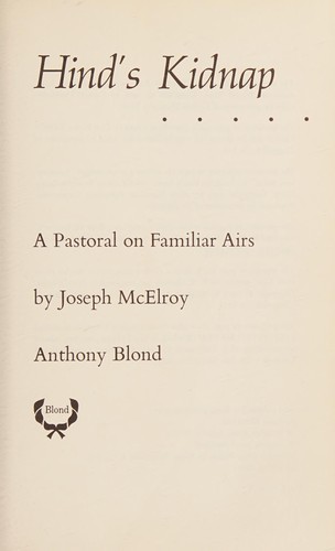 Cover for Hind's kidnap