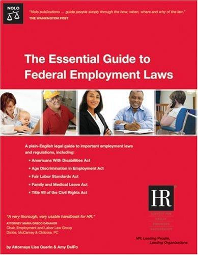 Cover for Essential Guide to Federal Employment Laws