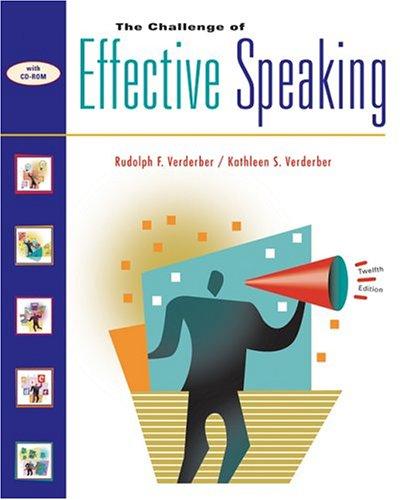Cover for The Challenge of Effective Speaking