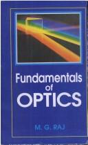 Cover for Fundamentals of Optics