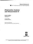 Cover for Polarization analysis and measurement II