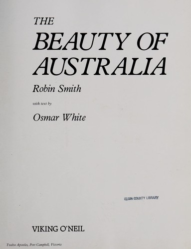 Cover for The beauty of Australia
