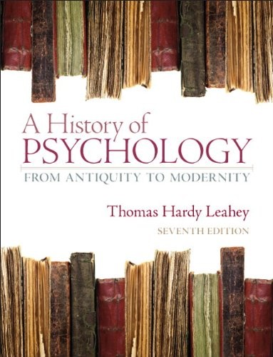 Cover for History of Psychology