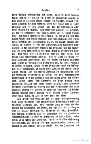 Cover for Deutsche Geschichte vom Tode Friedrichs des Großen bis zur Gründung des deutschen Bundes