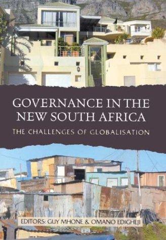 Cover for Governance in the New South Africa