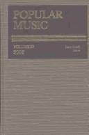 Cover for Popular Music, 2002 (Popular Music (Gale Res))