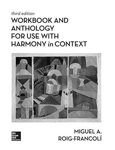 Cover for Workbook/Anthology for Use with Harmony in Context