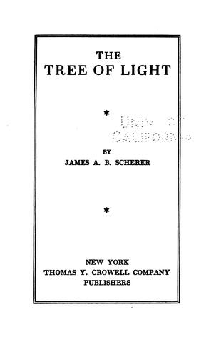 Cover for The tree of light