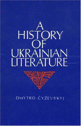 Cover for History of Ukrainian Literature