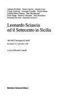 Cover for Leonardo Sciascia ed il Settecento in Sicilia
