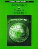 Cover for Accounting, 19E or Financial Accounting, 7E