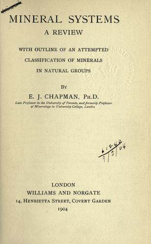 Cover for Mineral systems