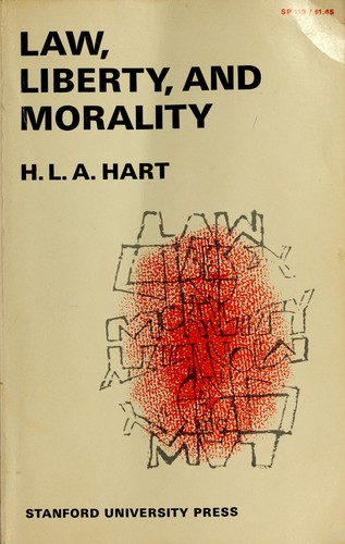 Cover for Law, liberty, and morality