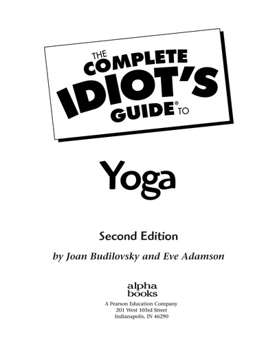 Cover for The complete idiot's guide to yoga