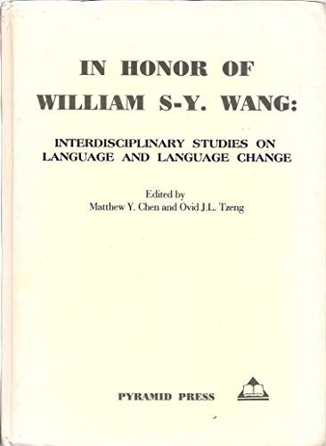 Cover for In honor of William S-Y. Wang