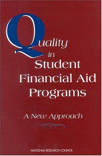 Cover for Quality in student financial aid programs