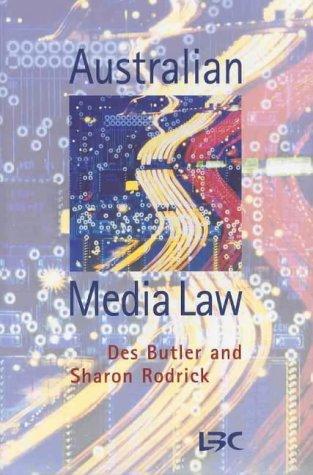 Cover for Australian media law