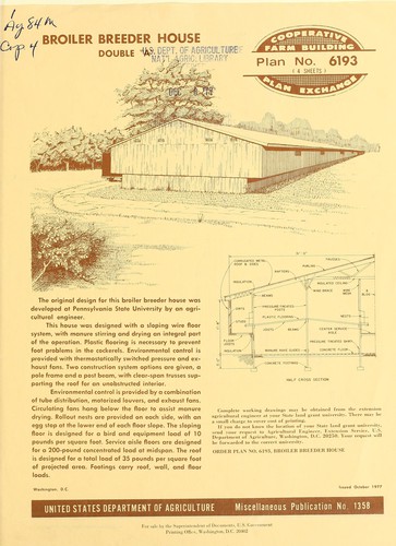 Cover for Broiler breeder house