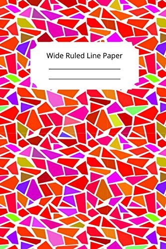 Cover for Stained Glass Art Inspirational, Motivational and Spiritual Theme Wide Ruled Line Paper