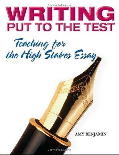 Cover for Writing Put to the Test