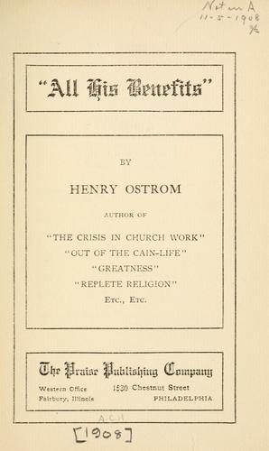 Cover for "All his benefits"
