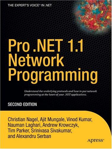 Cover for Pro .NET 1.1 Network Programming, Second Edition