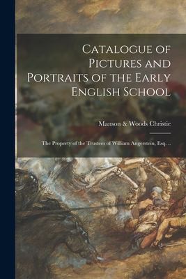Cover for Catalogue of Pictures and Portraits of the Early English School