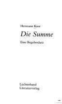Cover for Die Summe