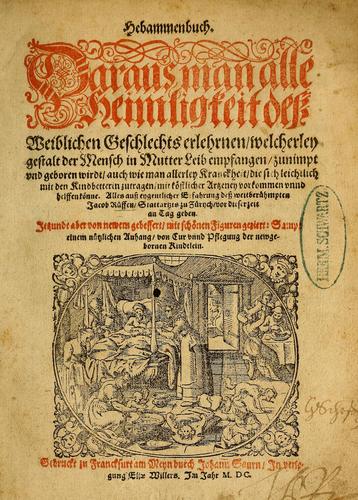 Cover for Hebammenbuch
