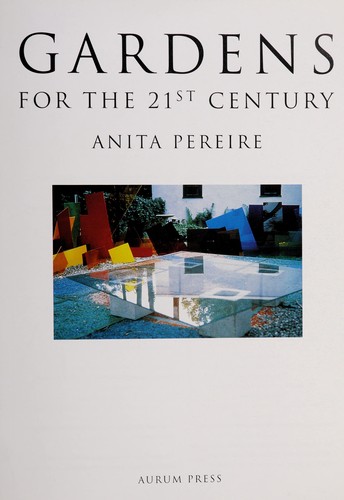 Cover for Gardens for the 21st century