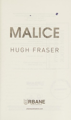 Cover for Malice