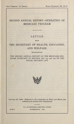 Cover for Operation of medicare program